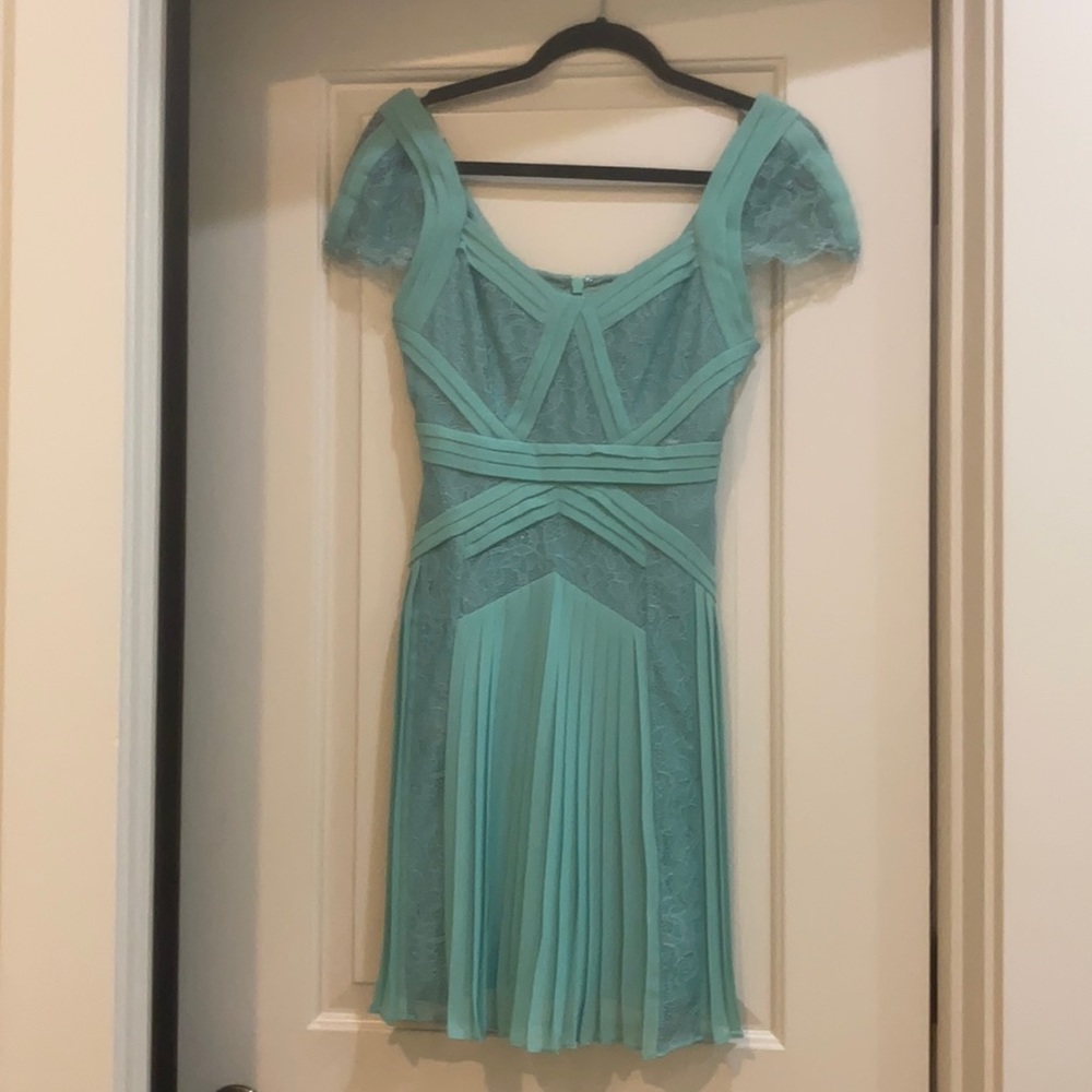 Light green BCBG MAXAZRIA dress